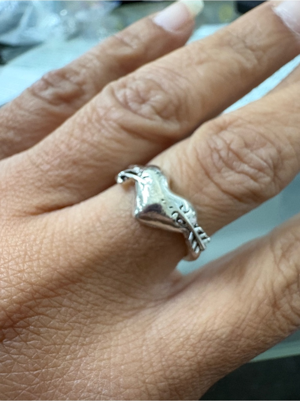 Silver Bird Statement Ring - Women's Jewelry
